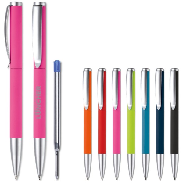 Metalen balpen Modena rubberised