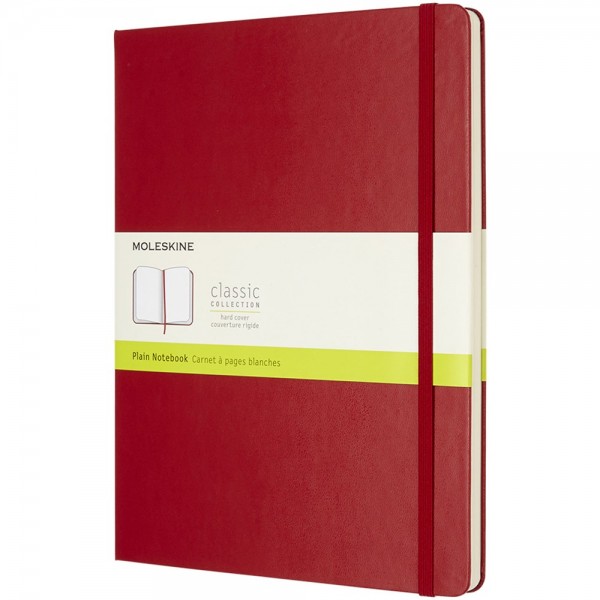 Classic XL hardcover notitieboek - effen