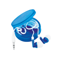 Oordopjes in rond doosje