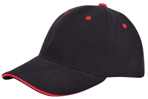 Brushed sandwich cap