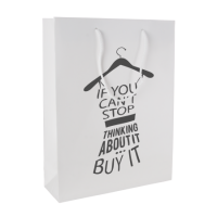 Glans gelamineerde papieren tas 31 x 40 x 10 cm