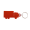 Kunststof sleutelhanger Truck