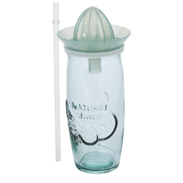 Verano cocktailbeker van gerecycled glas met pers