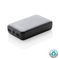 RCS standaard recycled plastic 10.000 mAh powerbank