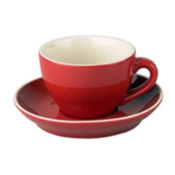 Robusta Cappuccino rood 18 cl.SET