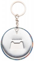 button sleutelhanger met pin