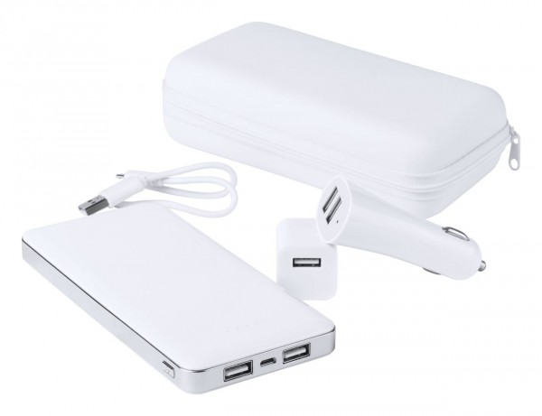 USB power bank en lader set