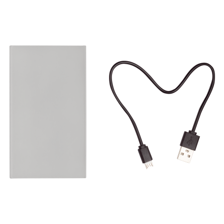 Powerbank 4.000 mAh oplichtend logo