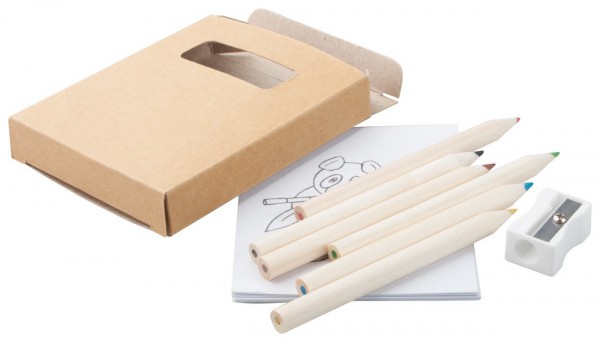 kleurpotloden en kleurboek