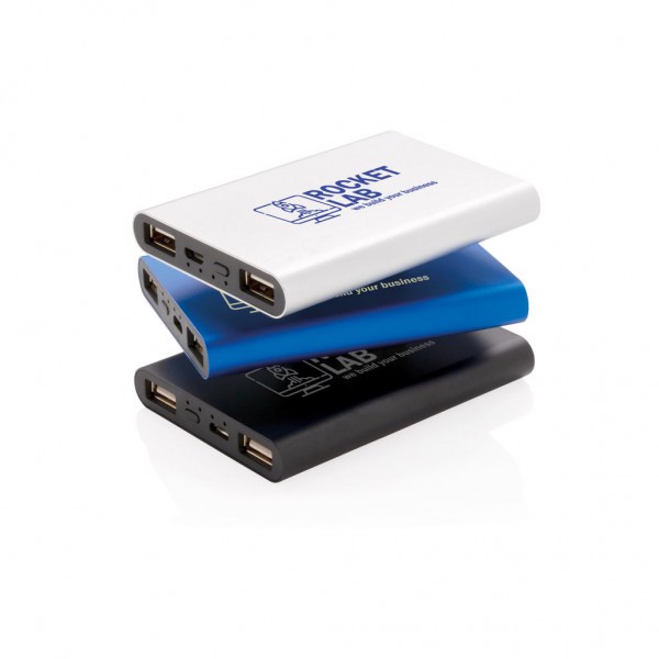 Aluminium 5.000 mAh zakformaat powerbank