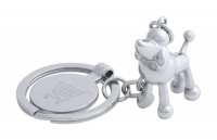 winkelwagenmuntje sleutelhanger, hond