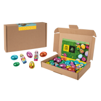 Paasdoosje vrolijke chocolademix