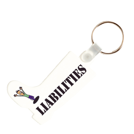 Kunststof sleutelhanger Laars