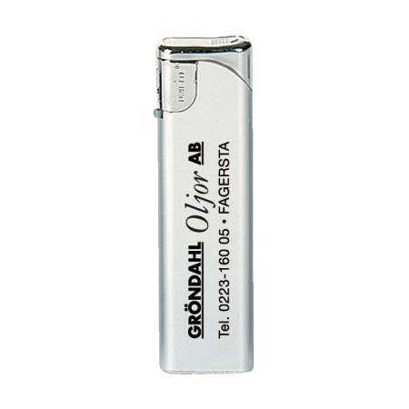 Slider aansteker zilver