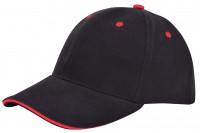 Brushed sandwich cap