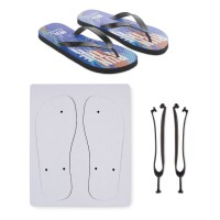 Sublimatie strandslippers M