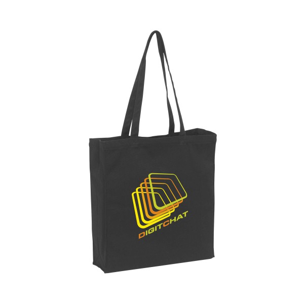 Black Canvas shopper 36 x 10 x 42 cm