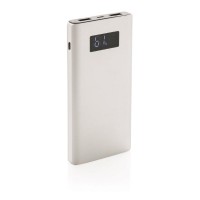 10.000 mAh powerbank met quick charge output, zilver