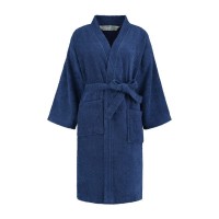 Sophie Muval Badjas Kimono Model 380 gr/ Marineblauw XL/XXL