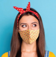 2 laags katoenen mondkapje