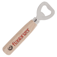 Flesopener houten handvat