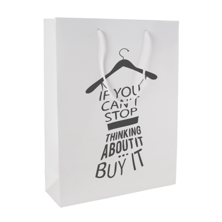 Glans gelamineerde papieren tas 31 x 40 x 10 cm