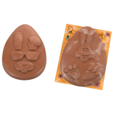 Chocolade Paasei in Flowpack