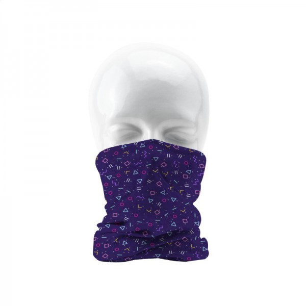 Bandana RPET multifunctionele sjaal met all-over opdruk