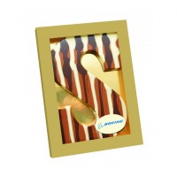 Chocolade letter 200 Gr. Marmer