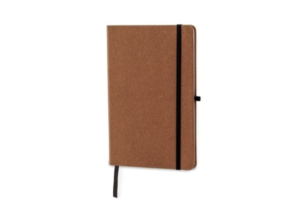 Hardcover notebook A5 recycled leer