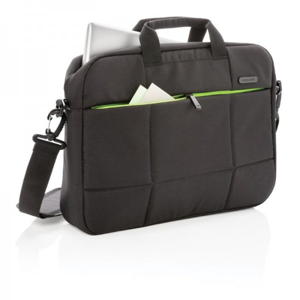 Soho business RPET 15.6" laptop tas PVC vrij, zwart