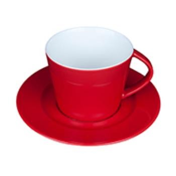 Eva Koffie rood-roomwit 20 cl. SET