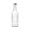 Glazen fles met 330 ml bronwater