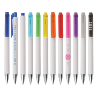 MANHATTAN balpen met transparante clip Peekay