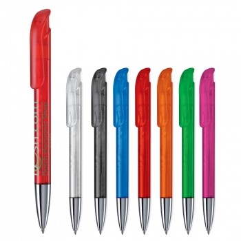 Balpen Atlas transparant met metalen tip