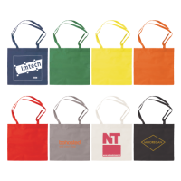 Non woven draagtas met lange hengsels 41 x 37 cm