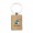 Bamboo Key Rectangle sleutelhanger