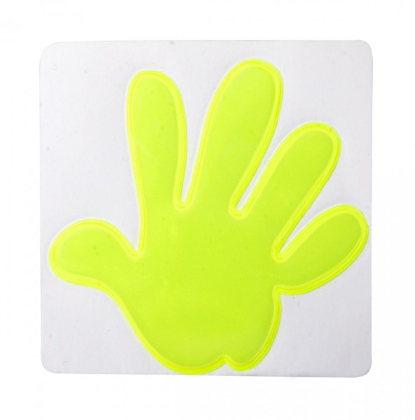 reflector sticker hand