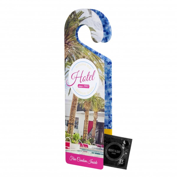 Deurhanger met condoom