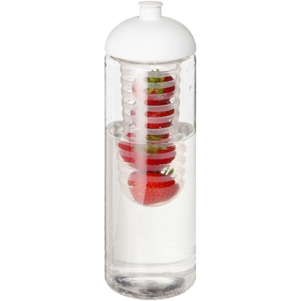 H2O Vibe 850 ml drinkfles en infuser met koepeldeksel