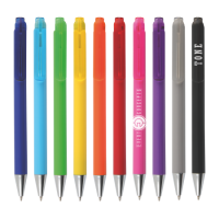 MANHATTAN balpen HC met gekleurde transparante clip Peekay