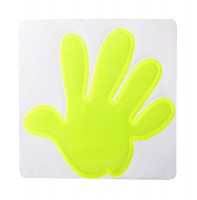reflector sticker hand
