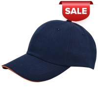 Exclusieve Twill Sandwich Cap Roze acc. Grijs